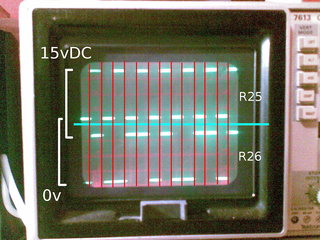 oscilloscope analysis of
timings
